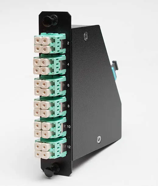 Fiber optic cable management module.